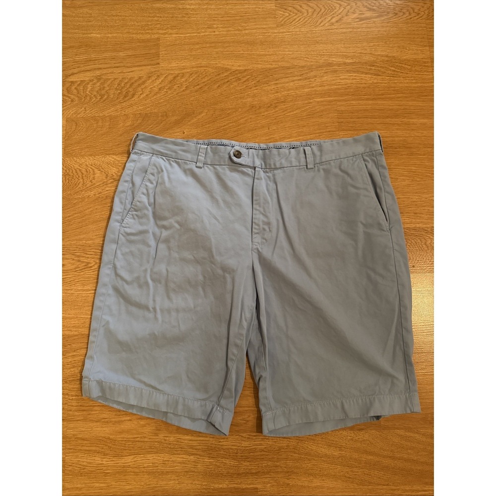 Brooks Brothers 1818 Bermuda Shorts Men's Blue 40 (Measure 41) Flat Front Preppy